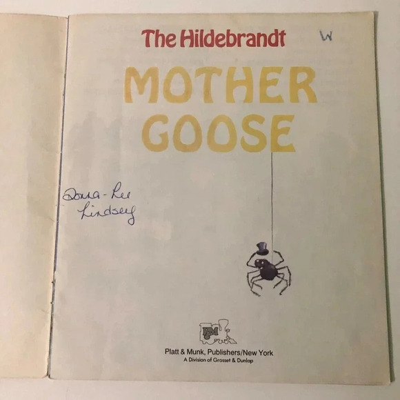 Vtg 1972 The Hildebrandt Mother  Goose Platt and Munk Softcover Book - Picture 7 of 16